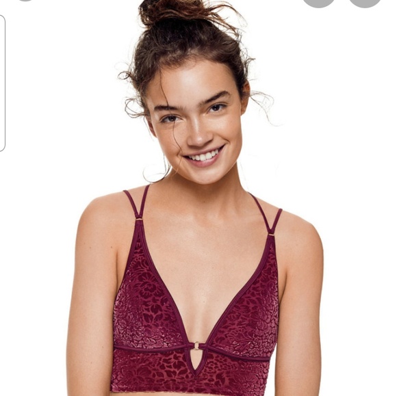 PINK Victoria's Secret Other - VS Pink multicolor floral M  bralette w/ M thong